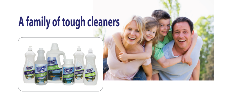 Simply Clean - a family of tough cleaners